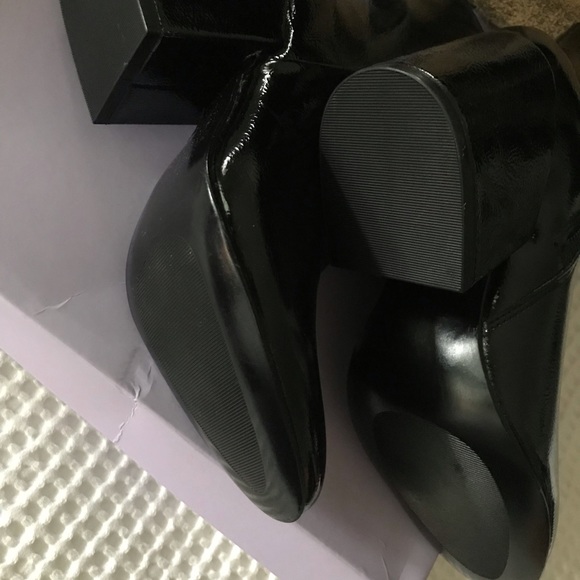 Madden girl arcade patent booties black size 5M - Picture 5 of 6